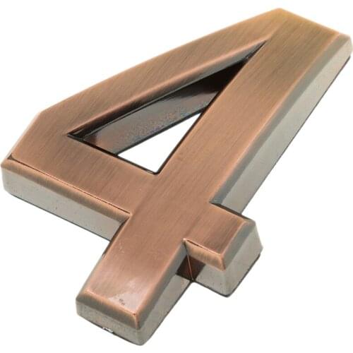 Home Room Plaque Sign Number 0-9 Stickers 5cm House Door Address Digit Signs