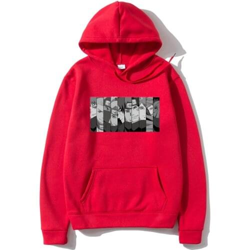 Japanese Anime Akatsuki Men Hoodies Sweatshirts Casual Fashion man Hoodies Akatsuki Uchiha print Streetswear Hoodie Men Clothes