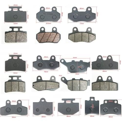 Motorcycle Brakes Front Rear Disc Brake Pads Shoes for 50cc 125cc 150cc 250cc CBR CRF CTCT CBX Scooter Moped