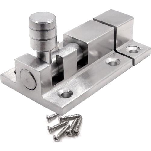 Thickening Surface Mounted Aluminum Alloy Door Bolt Lock Wooden Doors Anti-theft Doors and Windows Latch Locking