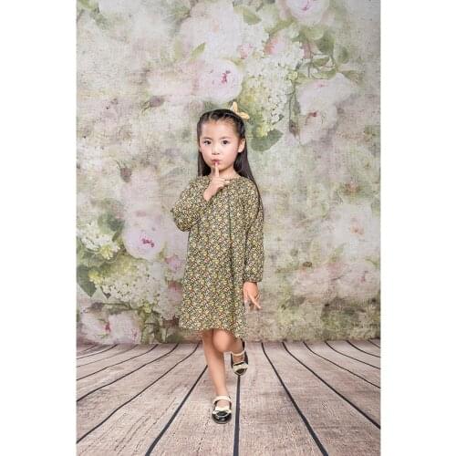 Vinyl Photography Background Digital Printing Flower Retro Custom background Children Backdrops for Photo Studio SZ-9