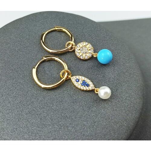 New Ocean Paradise Asymmetric Fish Earrings 2021 Summer Cool Earrings Gold Color Women Accessories Zk30
