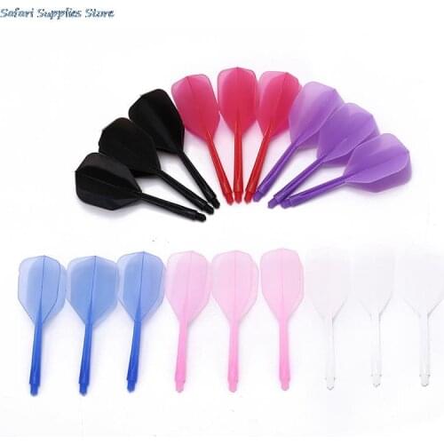 3pcs /lot Dart Flights 2BA Screw Soft In-one Dart Flight Durable Anti-fall 75mm Plastic Darts Flights