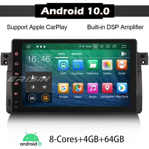 8103 Android 10 9" 8-core 4G WIFI DSP Carplay DAB+ Car Stereo Autoradio Radio Head Unit Sat Nav GPS for BMW E46 M3 Rover 75