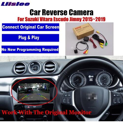 Car Rear View Camera For Suzuki Vitara/Escudo/Jimny 2015-2018 2019 Reverse Parking Back Up CAM Full HD CCD AUTO