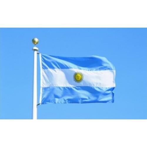 Free shipping xvggdg NEW Argentina Flag 3ft x 5ft Hanging Argentina Flag Polyester standard Flag Banner