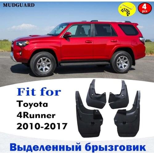 Mudflaps FOR Toyota 4Runner 2010-2017 Mud Flap Fenders splash Guard Car Accessories Auto Styline Mudguards Front Rear 4pcs ste