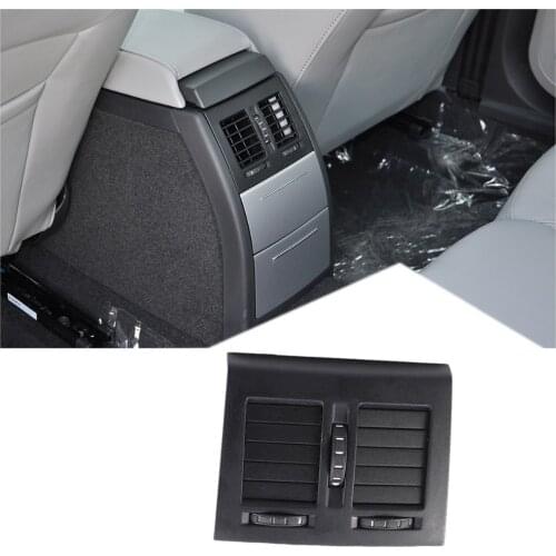 TAIHONGYU Black Rear Center Console Heater Air Condition AC Outlet Vent Fit For VW Skoda Octavia Yeti 1ZD 819 203