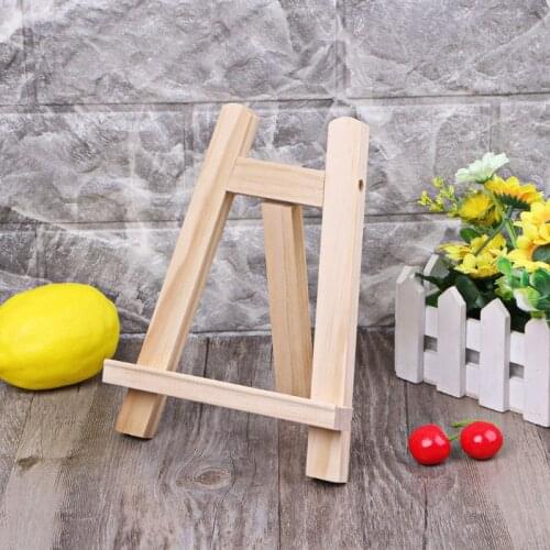 Mini Artist Wooden Easel Wood Stand Display Holder For Party Decoration 15*20cm Triange Easel