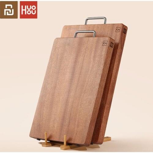 Xiaomi Huohou Wood Chopping Block For Meat Fruit Vegetable Bar Kitchen Tools Antibacterial and mildew proof Ebony board S L