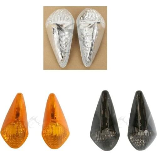 Motorcycle Turn Signal Indicator Light For Honda VFR800 VFR 800 1998-2001 Smoke Orange Clear Lens