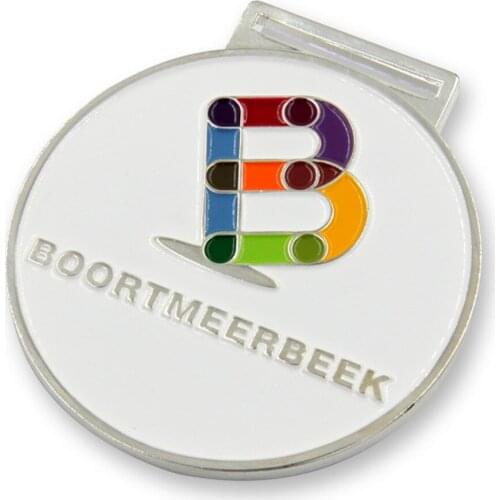 Chinese manufacturers custom zinc alloy soft enamel medal with ribbon