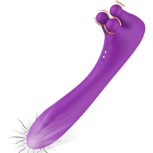 Clitoral Vibrator with Trio of Fondling Nubs G Spot Vibrator with Innovative Gyrating Clitorals Stimulator Sex Toys for Woman