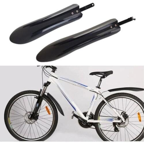 2pcs Bike Mudguard Set Iron Mudflap One Pair Bicycle Fenders Widened Durable Lengthen Widen Quick Release All-inclusive