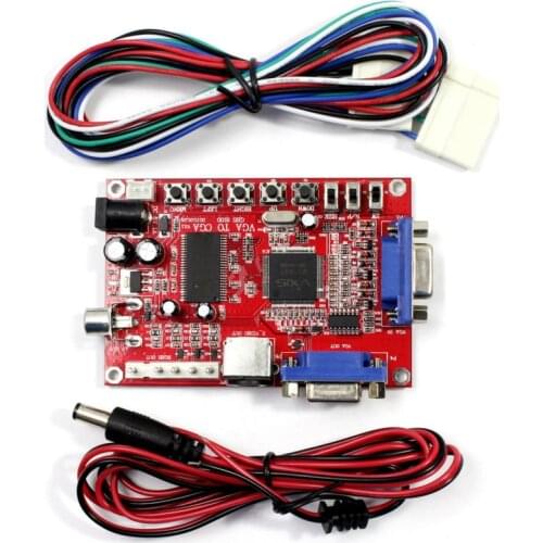 VGA TO CGA CVBS S-VIDEO CONVERTER PC to VGA Video Game Converter Board GBS8100