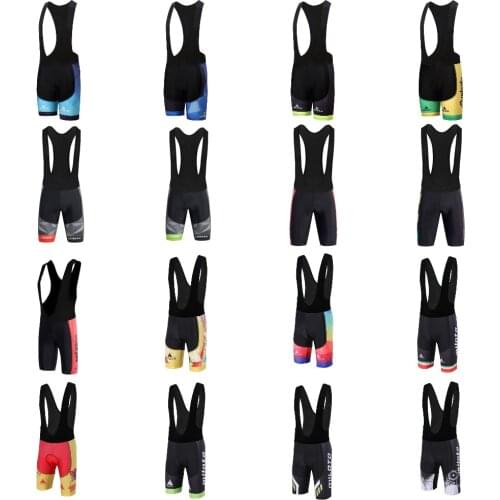 MILOTO Top quality Coolmax 5D Padded Cycling Bib Shorts Shockproof MTB Bicycle Bib Shorts Road Bike Ropa Ciclismo Tight Shorts