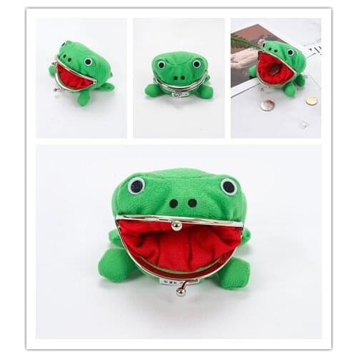 Anime Uzumaki NINJA Frog Shape Cosplay Coin Purse Wallet Soft Prop