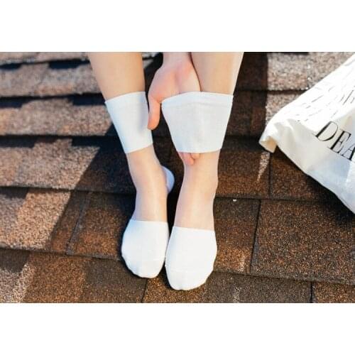 2018 Spring Summer Novelty Socks Women Art Harajuku Socks Funny Ankle Lace Socks Cute Cotton Fashion Elegant Thin Striped Solid