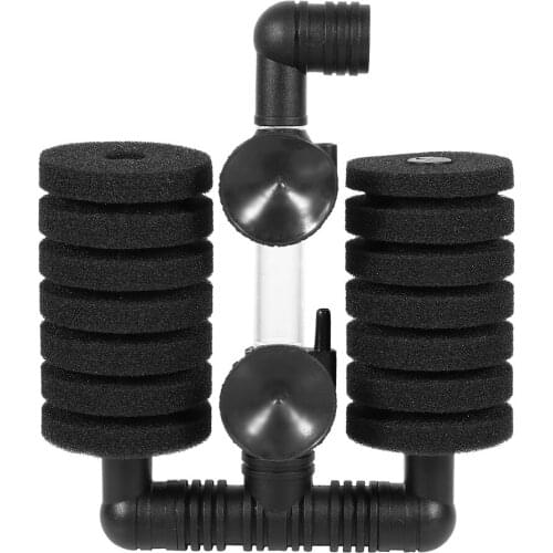 New Biochemical Sponge Air Pump Aquarium Filter With Suction Cup(Single/Double Head Filter)