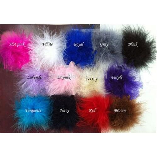 Wholesale shopping 1000pcs/lot puff feather children feather hairwear