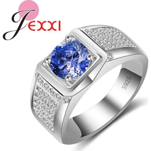 Particular Hollow Skull Ring 925 Sterling Silver Crystal Jewelry Micro Inlay White/Black Zircon Jewelry Men Women Rings