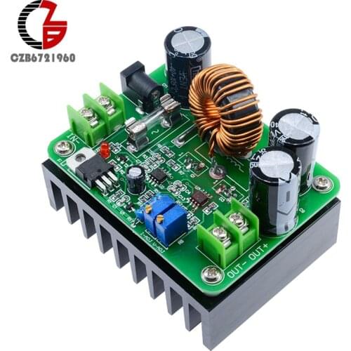 600W DC-DC 10V-60V to 12V-80V Step Up Boost Converter Module Solar Notebook Power Supply Transformer Voltage Regulator 12V 24V