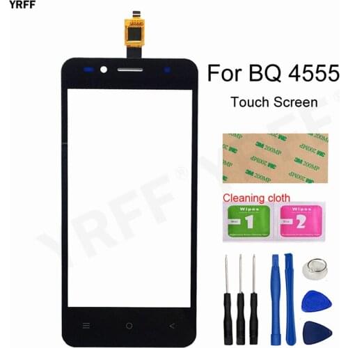 For BQ 4555 Touch Screen Digitizer 4.5'' inch For BQ BQS-4555 Touch Glass Panel Sensor Parts
