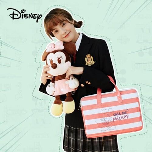 New2021 Disney Mickey Laptop Bag Case Notebook Sleeve Waterproof Bag for Macbook Air Pro 13 14 15 For Dell Acer Asus HP Handbag