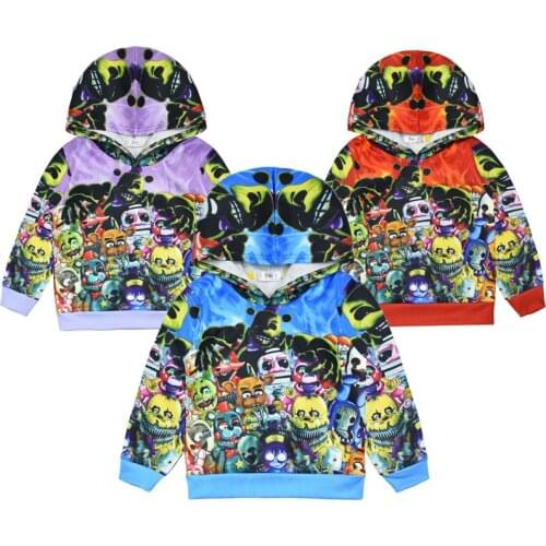 1-14 Years Cocomelon Printed Kids Clothes Long Sleeves Hoodies for Girl Cotton Hooded Sweatshirt Cute Baby Bomber Bobo Jacket