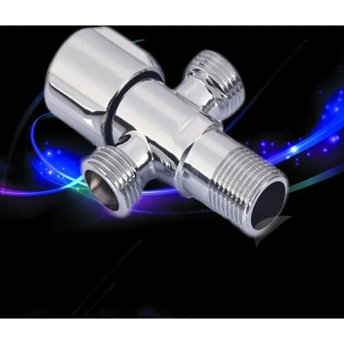 Bathroom Accessories Triangle Three-way Angle Valve Toilet Bidet Shattaf Diverter Equal Tee Joint Filling Valve T-adapter