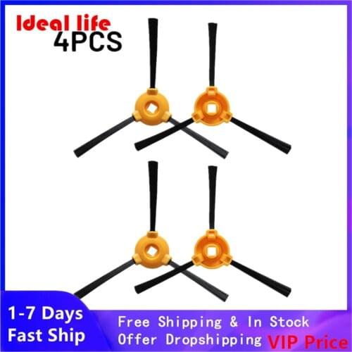 4x Side Brush For Lefant M200/M201/M501 Robotic Vacuum Cleaner Part Household Cleaning Tool Sweeper Cleaning Brushes Replacement