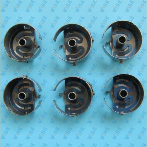 6 LARGE M PIGTAIL BOBBIN CASE ELTAC TAJIMA B84NBL