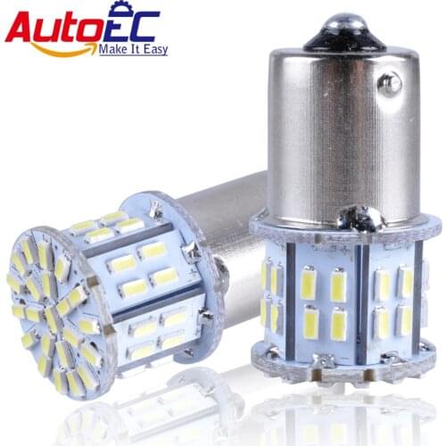 AutoEC 4x 1156 1157 ba15s bay15d p21w 50 smd 3014 led car auto light Turn Signal Brake Backup Reverse Lights DC12V #LF69