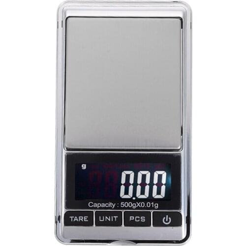 Precision Scales 500g Mini Pocket Digital Weight Balance For Jewelry Gold Diamond Herb Gram Electronic Weighing Scales