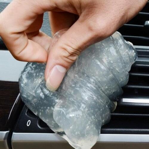 HOT Super Auto Car Cleaning Pad Glue Powder Cleaner Magic Cleaner Dust Remover Gel Home Computer Keyboard Clean Tool dropship