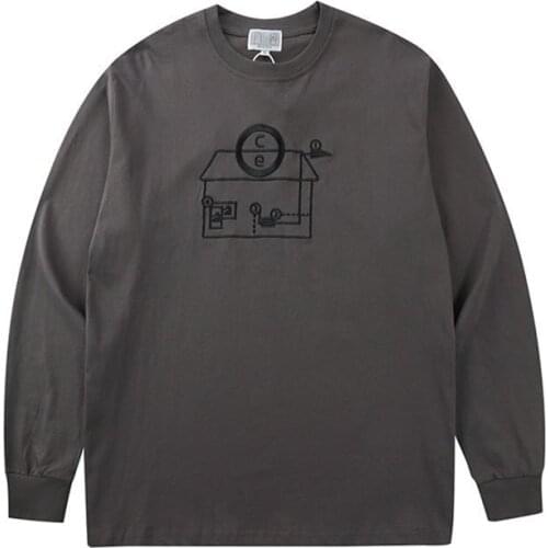 Chao brand CAV EPMT direct jet long sleeve T-shirt CE C.E direct jet printing long sleeve T-shirt for men and women