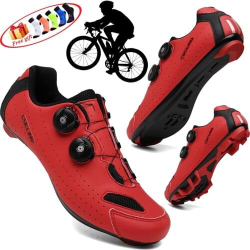 New Listing Professional Bicycle Sports Shoes Outdoor Men Self-Locking Road Bike Shoes Non-slip Mtb Bike Shoes SPD Racing Shoes