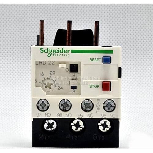100% New Original Schneider LRD22C Contactor LR-D22C 16-24A Thermal Overload Relay For LC1D Series