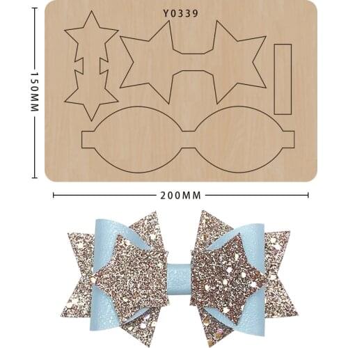 New Die Cutting Wood Bow Scrapbooking Cut Die Diy Tool Template Knife Mould New Dies For Big Shot