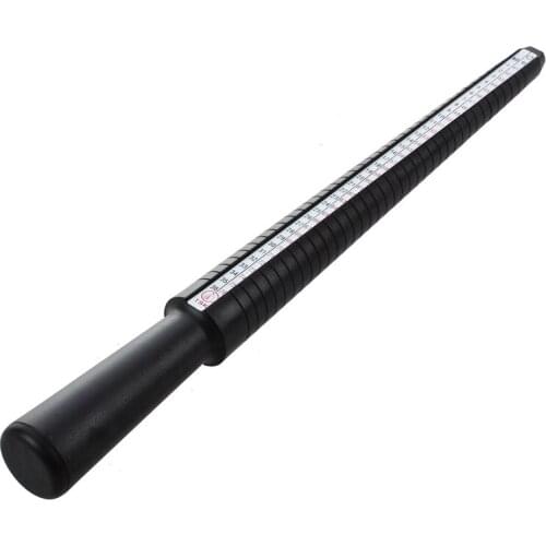 Plastic Ring Gauge Mandrel Sizer Stick Tool US/UK Size---Black