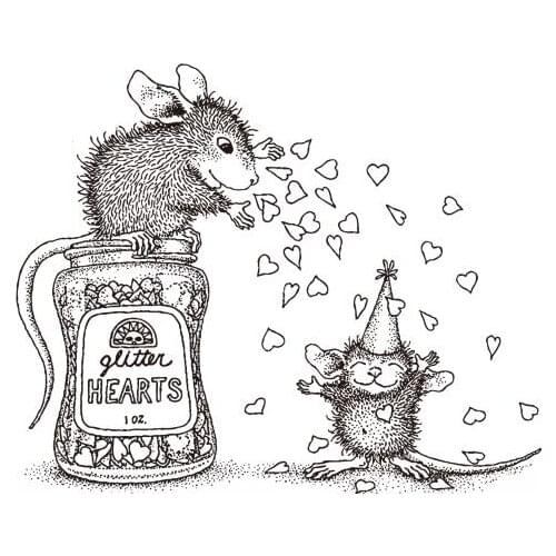 Cartoon mouse Transparent Clear Silicone Stamp/Seal for DIY scrapbooking/photo album Decorative clear stamp sheets A1785