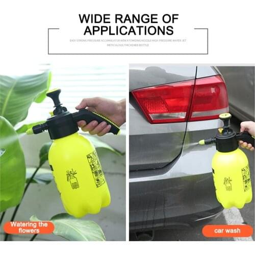 High Pressure Sprayer Water Pot Hand Operated Sprayer Cannon Nozzle Generator With For Car Wash Window Cleaning 2l Bottle