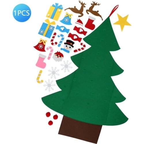 Christmas Decoration Childrens Handmade Diy Three-dimensional Felt Cloth Christmas Tree Christmas Tree Hanging