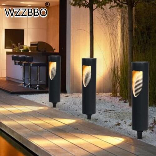 Garden Light Solar Waterproof LED Garden Lawn Lamp Modern Simplicity Outdoor Courtyard Villa Landscape Lawn Bollards Light