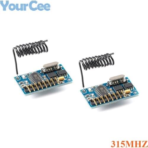 2Pcs Wifi Wireless Learning Control Board Module Superheterodyne Receiving Switch Output 315M Supports Multiple Coding