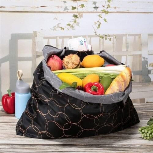 Unisex Waterproof Shopping Bags Foldable Handy Shopping Bag Reusable Tote Pouch Recycle Storage Handbags Sample Travel Bag