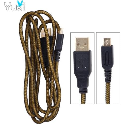 YuXi Gold Plating Port USB Data Cable Sync Power Charger Charging Cord Cable For Nintend 3DS XL 2DS charger