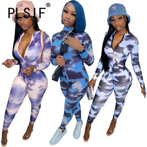 Women Full Sleeve Print Jumpsuit Summer Casual Sheath Romper 2021 New Style Body Mujer Jumpsuits