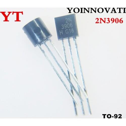 1000pcs/lot 2N3906 0.2A 40V PNP TO-92