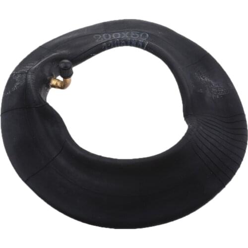 200X50 Inner Tube with Bent Valve Stem for Gas Electric Scooter Pocket Bike